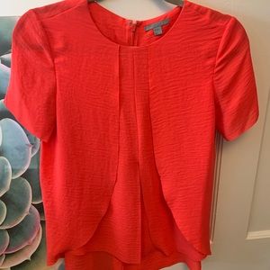 COS Red Blouse